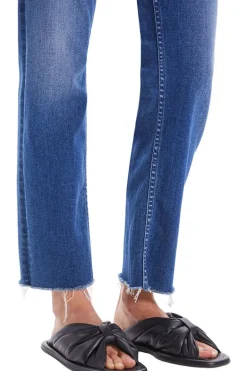 MOTHER Denim The Tomcat Ankle Fray in Let's Just Be Friends