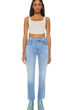 MOTHER Denim Tripper Ankle Fray in All Over the Map