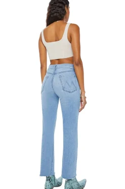 MOTHER Denim Tripper Ankle Fray in All Over the Map