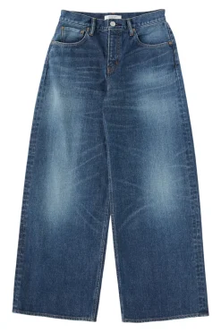 Moussy Denim Andalusia Super Wide Jeans in Blue