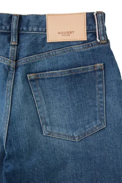 Moussy Denim Andalusia Super Wide Jeans in Blue
