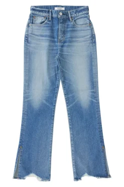 Moussy Denim Briarwood Flare Jeans in Blue