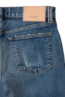 Moussy Denim Cedarhurst Straight Jeans in Blue