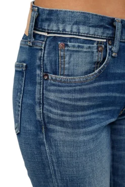 Moussy Denim Clarence Skinny in Light Blue