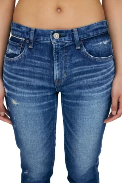 Moussy Denim Daleville Skinny Jeans in Blue