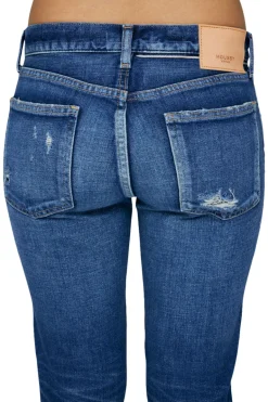 Moussy Denim Daleville Skinny Jeans in Blue