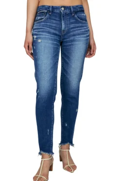 Moussy Denim Daleville Skinny Jeans in Blue