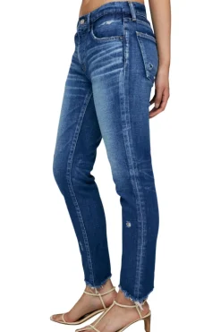 Moussy Denim Daleville Skinny Jeans in Blue