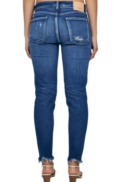 Moussy Denim Daleville Skinny Jeans in Blue