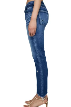 Moussy Denim Daleville Skinny Jeans in Blue