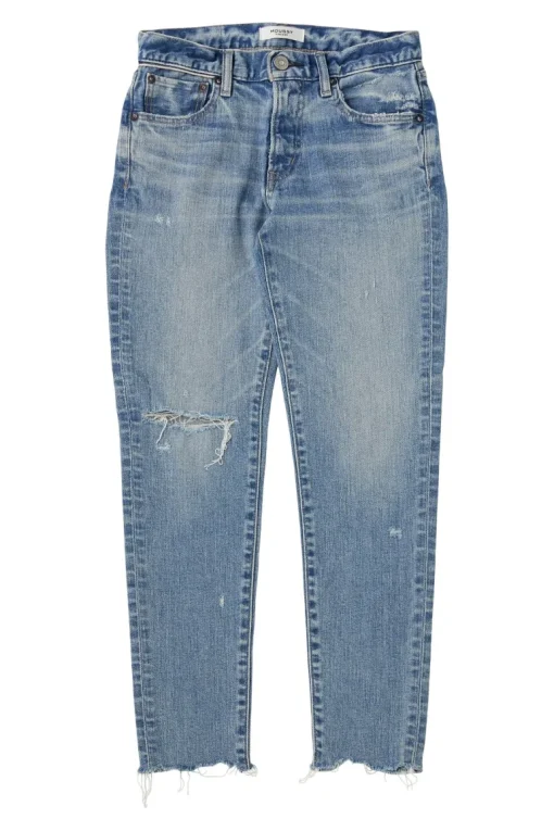 Moussy Denim Depew Skinny Jeans in Light Blue