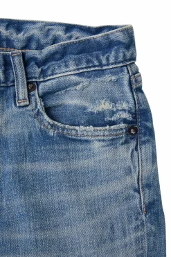 Moussy Denim Depew Skinny Jeans in Light Blue