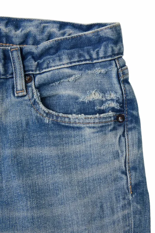 Moussy Denim Depew Skinny Jeans in Light Blue