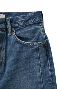 Moussy Denim Dunkirk Round Pants in Blue