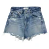 Moussy Denim Elam Shorts in Blue