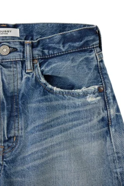 Moussy Denim Elam Shorts in Blue