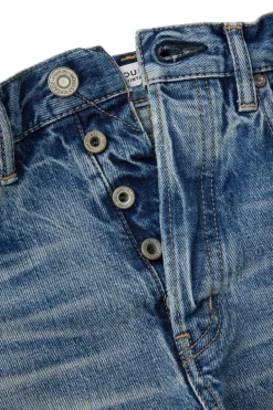 Moussy Denim Elam Shorts in Blue