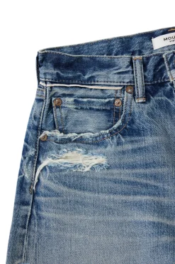 Moussy Denim Elam Shorts in Blue