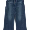 Moussy Denim Espanola Wide Jeans in Blue