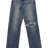 Moussy Denim Fairview Slim Straight in Light Blue