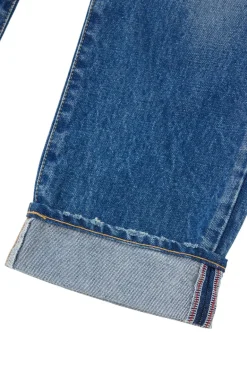 Moussy Denim Foxwoods Straight Jeans in Blue