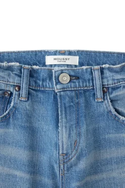 Moussy Denim Groveland Slim Straight in Blue