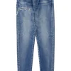 Moussy Denim Hammond Skinny High-Waisted Jean in Blue