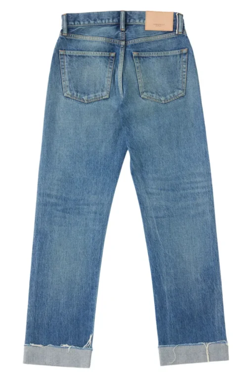 Moussy Denim Hopewell Selvedge Jeans in Dark Blue