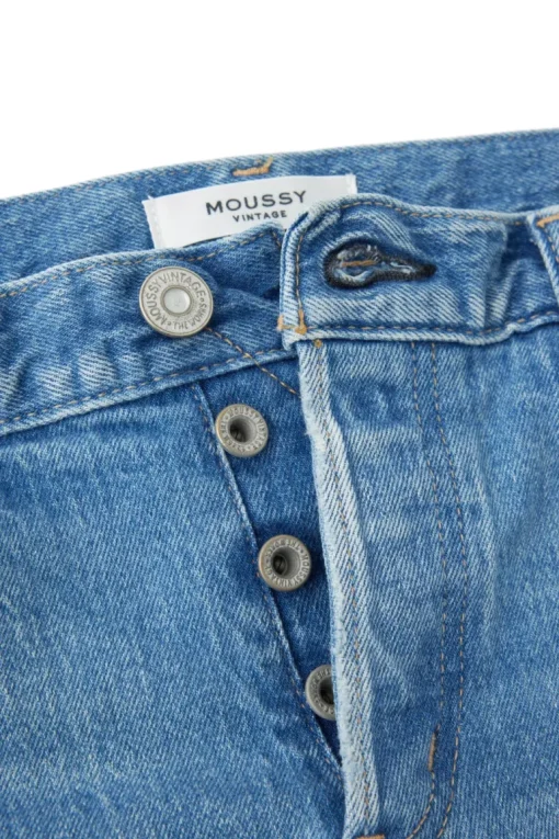 Moussy Denim Kendall Tapered Jeans in Light Blue
