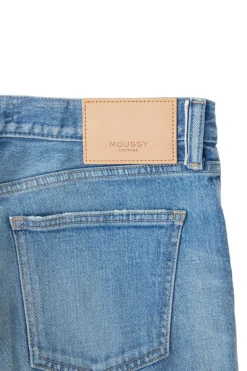 Moussy Denim Kendall Tapered Jeans in Light Blue