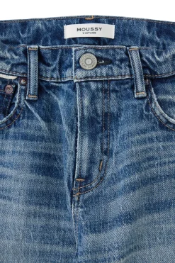 Moussy Denim Mallard Slim Straight in Dark Blue