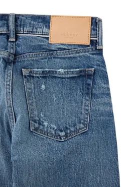 Moussy Denim Mallard Slim Straight in Dark Blue