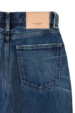 Moussy Denim Ocean Round Jeans in Blue