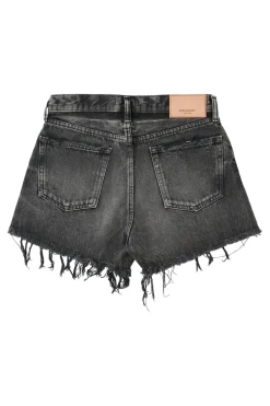 Moussy Denim Perrysburg Shorts in Light Black