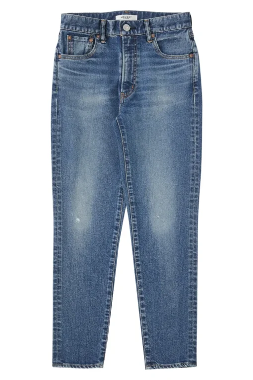 Moussy Denim Rhett Skinny High Rise Jeans in Dark Blue