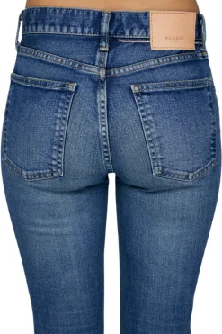 Moussy Denim Rhett Skinny High Rise Jeans in Dark Blue