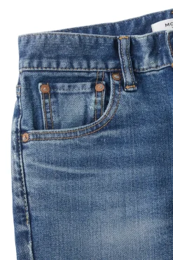 Moussy Denim Rhett Skinny High Rise Jeans in Dark Blue