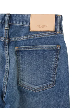 Moussy Denim Rhett Skinny High Rise Jeans in Dark Blue