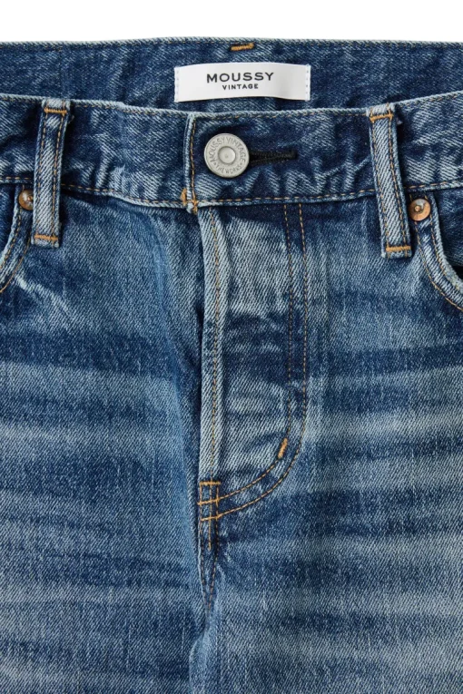 Moussy Denim Sycamore Tapered Jeans in Blue