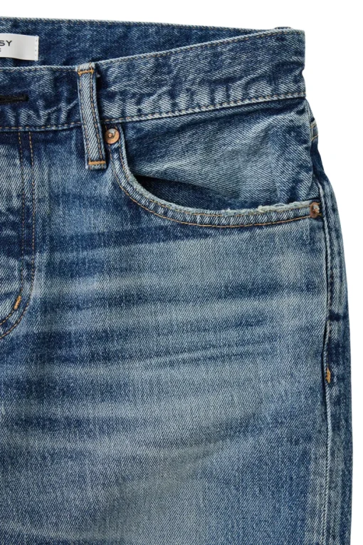 Moussy Denim Sycamore Tapered Jeans in Blue
