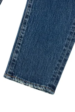 Moussy Denim Sycamore Tapered Jeans in Blue