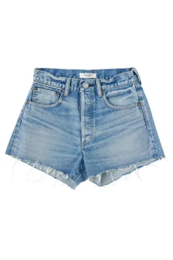 Moussy Denim Troppard Shorts in Light Blue