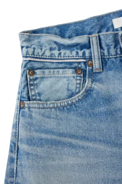 Moussy Denim Troppard Shorts in Light Blue