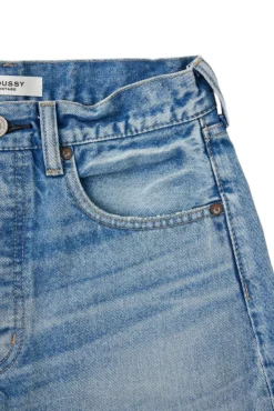 Moussy Denim Troppard Shorts in Light Blue