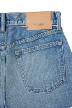 Moussy Denim Troppard Shorts in Light Blue
