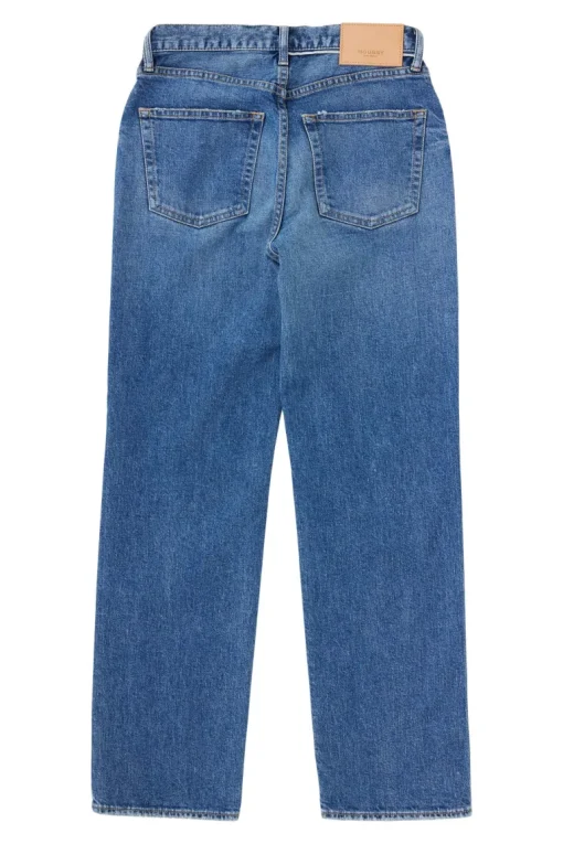 Moussy Denim Willowen Straight Leg Jeans in Blue