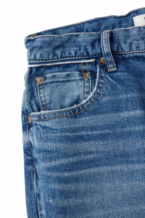 Moussy Denim Willowen Straight Leg Jeans in Blue