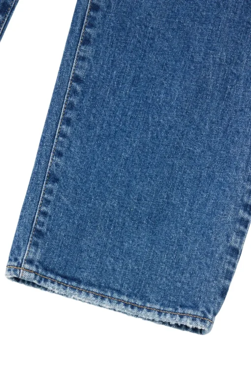 Moussy Denim Willowen Straight Leg Jeans in Blue