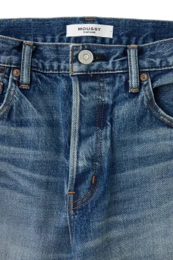 Moussy Denim Woodsburgh Straight in Blue