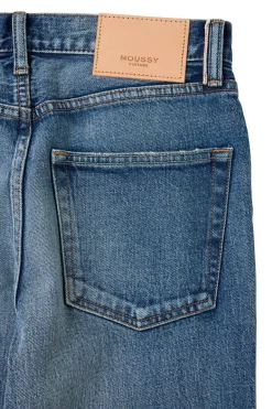 Moussy Denim Woodsburgh Straight in Blue